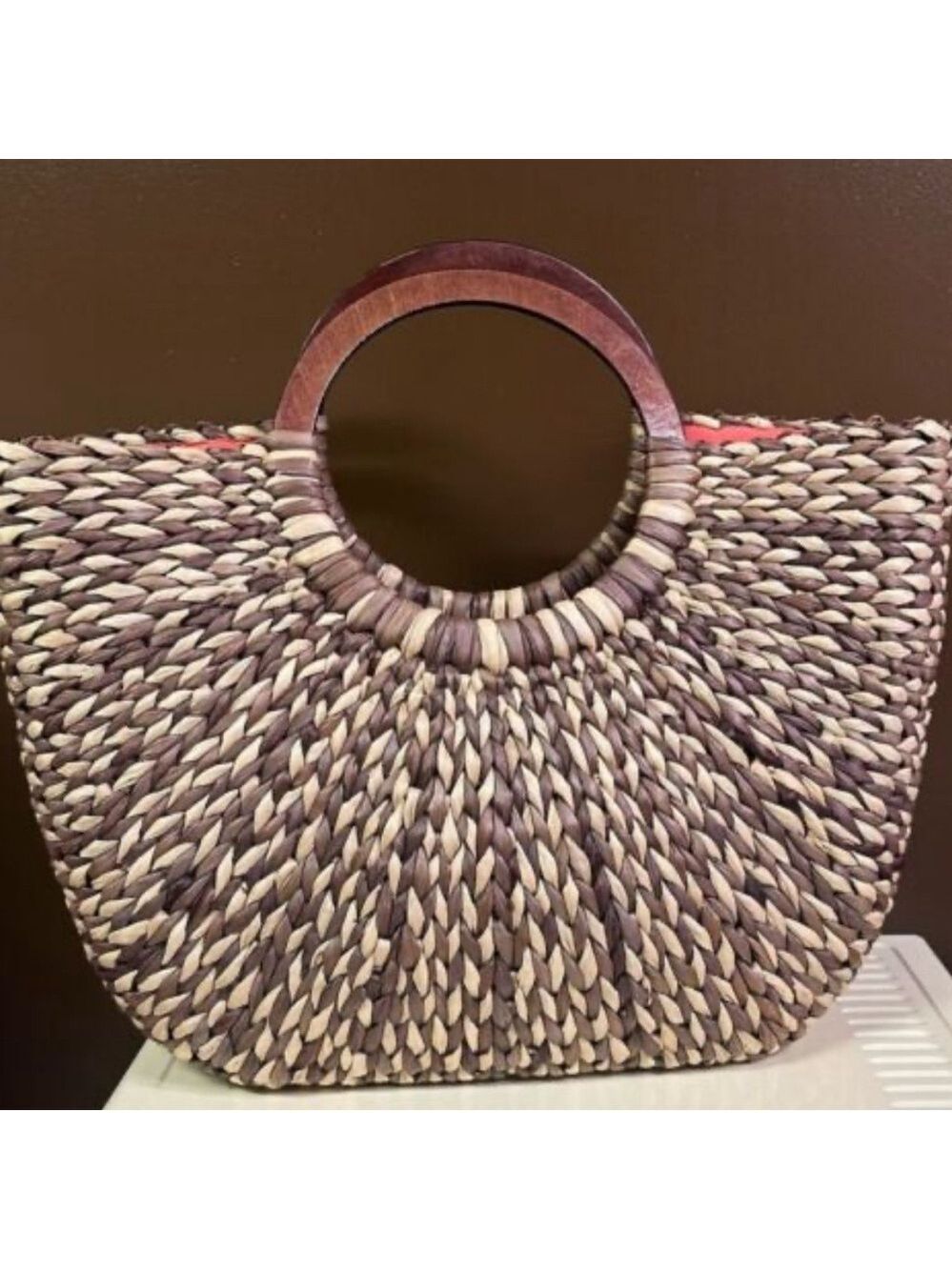 The Limited Woven beach bag